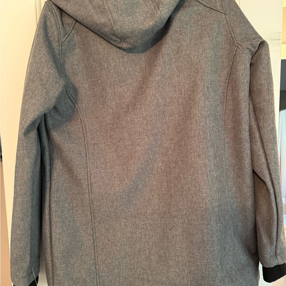 Women's New Balance Wind & Water Resistant Jacket, Grey, L, New with tags - Picture 5 of 6